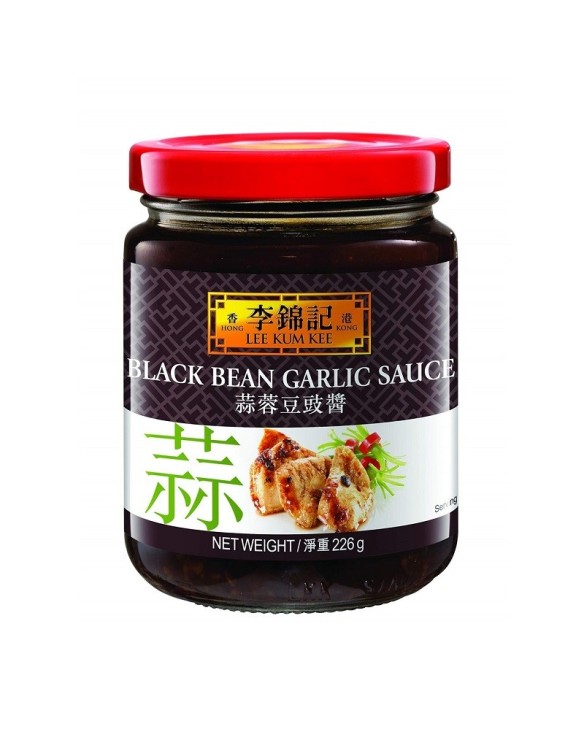 Salsa alubias negras y ajo LKK 368g