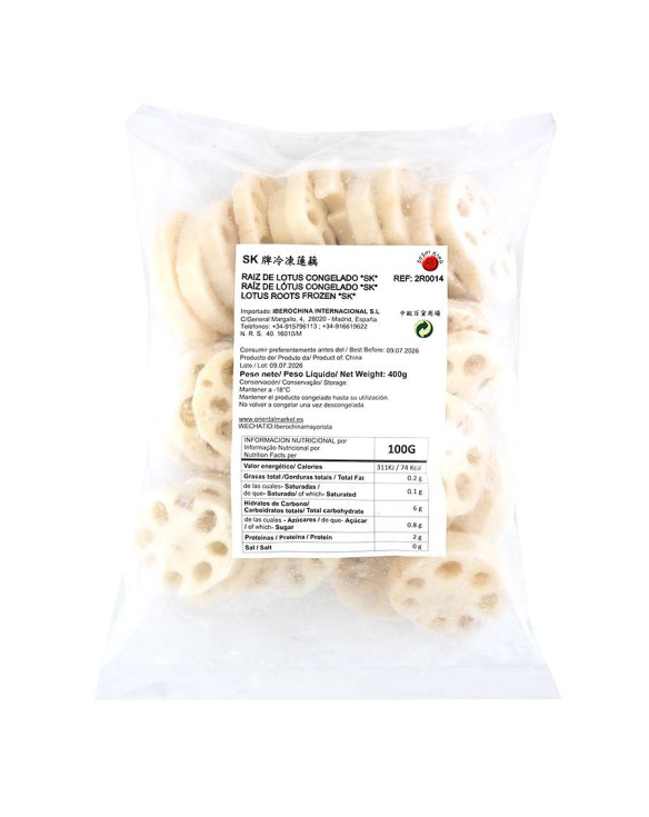 Raiz de lotus congelada sk 400g