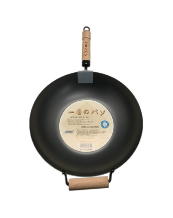 Sartén redonda con asas y mango 14"