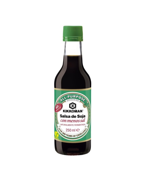 Salsa de Soja Kikkoman menos Sal 250ml