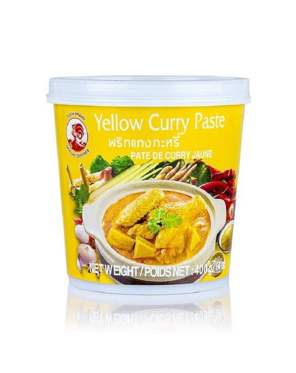 Pasta de curry amarillo Cock 400g