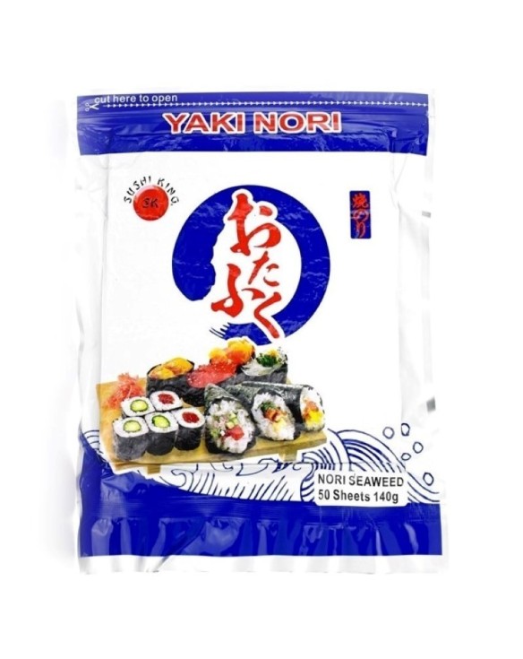 Algas Nori SK para Sushi Silver 50 hojas