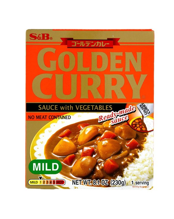 Pasta de curry suave S&B 230g