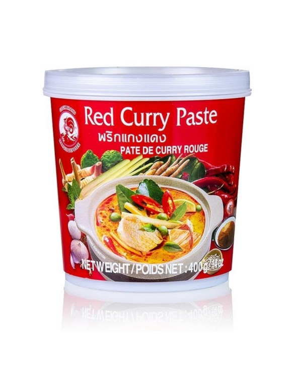 Pasta de curry rojo Cock 400g