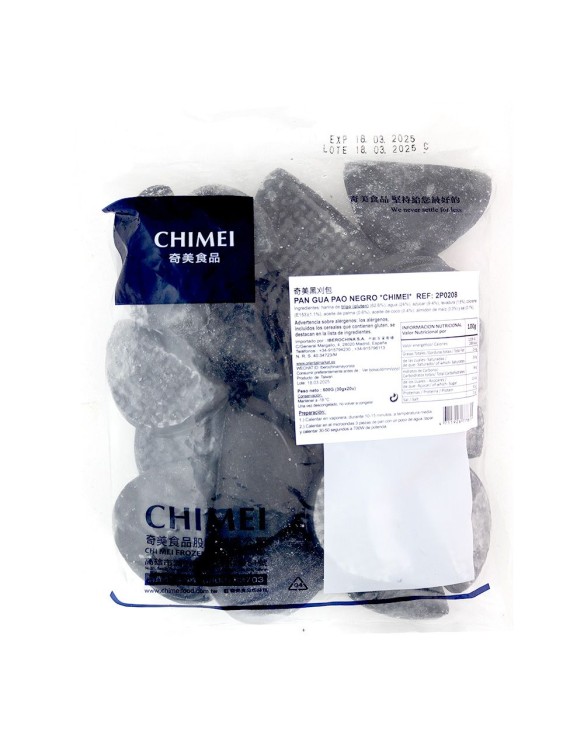 Pan gua bao negro 600g Chimei