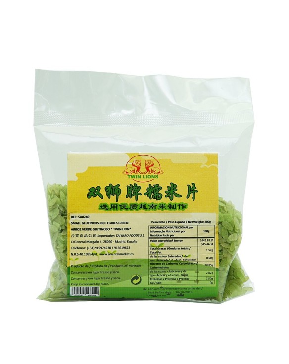 Arroz Glutinoso Verde Twin Lions 200g