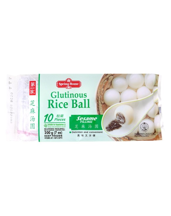 Bola de arroz dulce con sesamo negro spring Home 200g
