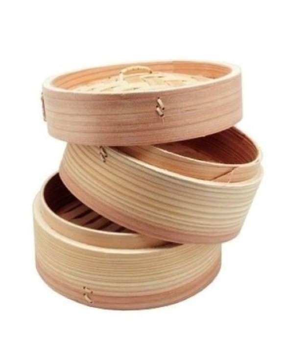 Olla a vapor de bambu 20cm sk