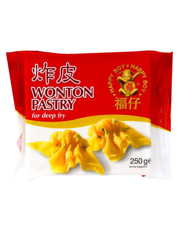 Pasta wonton frita Happy boy 250g