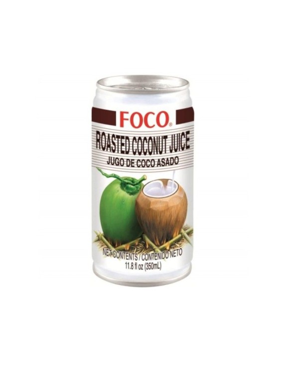 Bebida agua de coco tostado (FOCO). 350 ml.