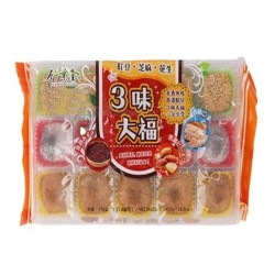 Mochis surtidos de judía roja, sésamo y cacahuete (BAMBOO HOUSE) 450g Mochis surtidos de judía...