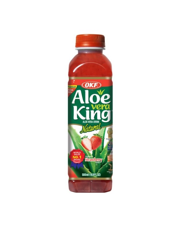 Bebida de aloe vera sabor fresa Okf 500ml