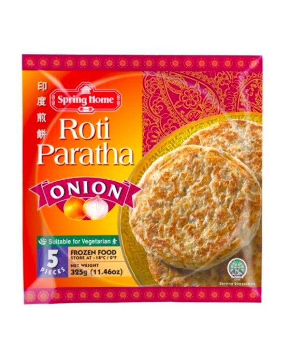 Pasta Roti Paratha con cebolla Spring Home tyj 325g