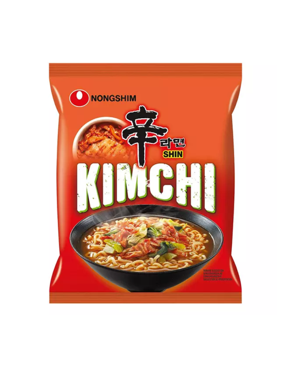 Fideos de ramen coreano sabor kimchi nongshim 120g