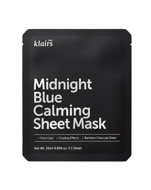 Mascarilla en hoja calmante azul medianoche 25ml