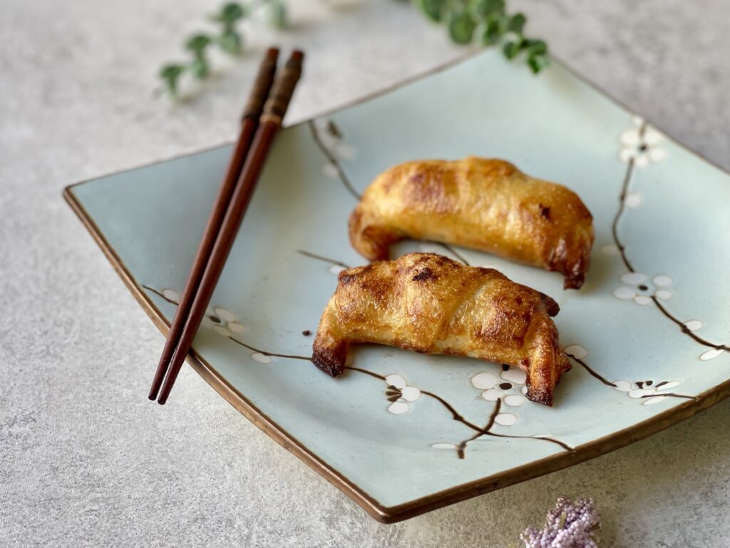 CROISSANTS DE CHOCOLATE CON PAPEL DE ARROZ